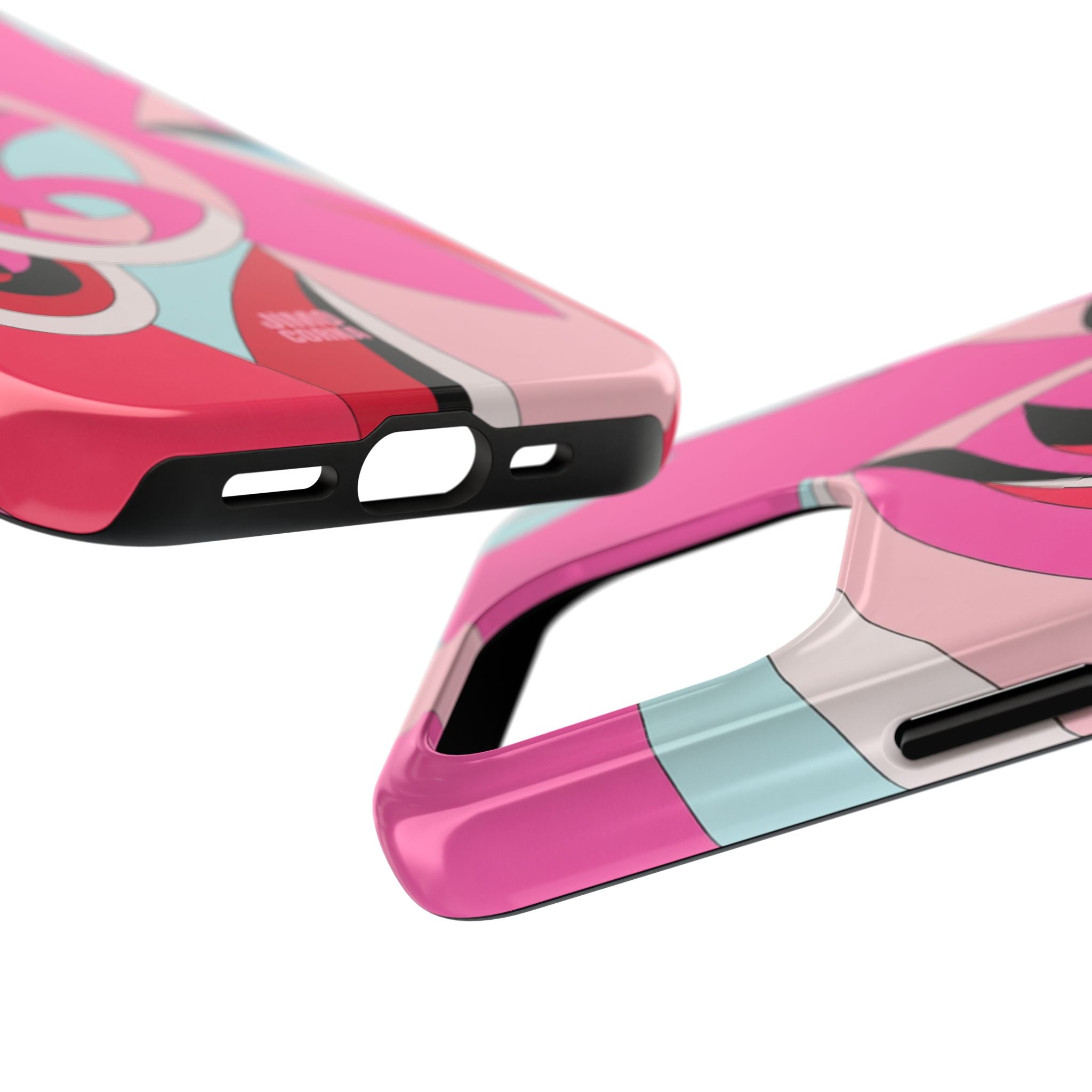Pink Tropic Swirl iPhone Case
