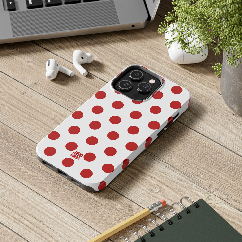 Big Polka Dot | White and Red