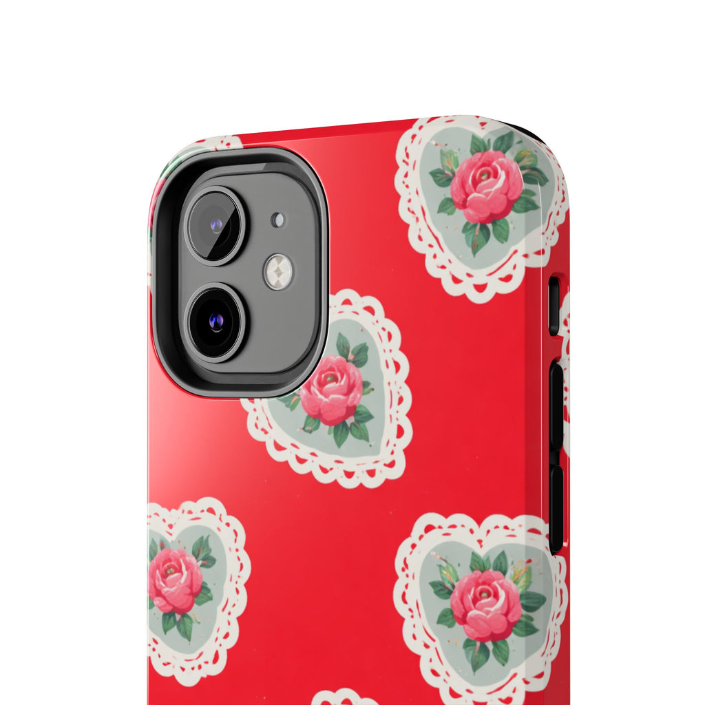 Rosy Lace iPhone Case