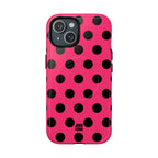 Big Polka Dot | Hot Pink and Black
