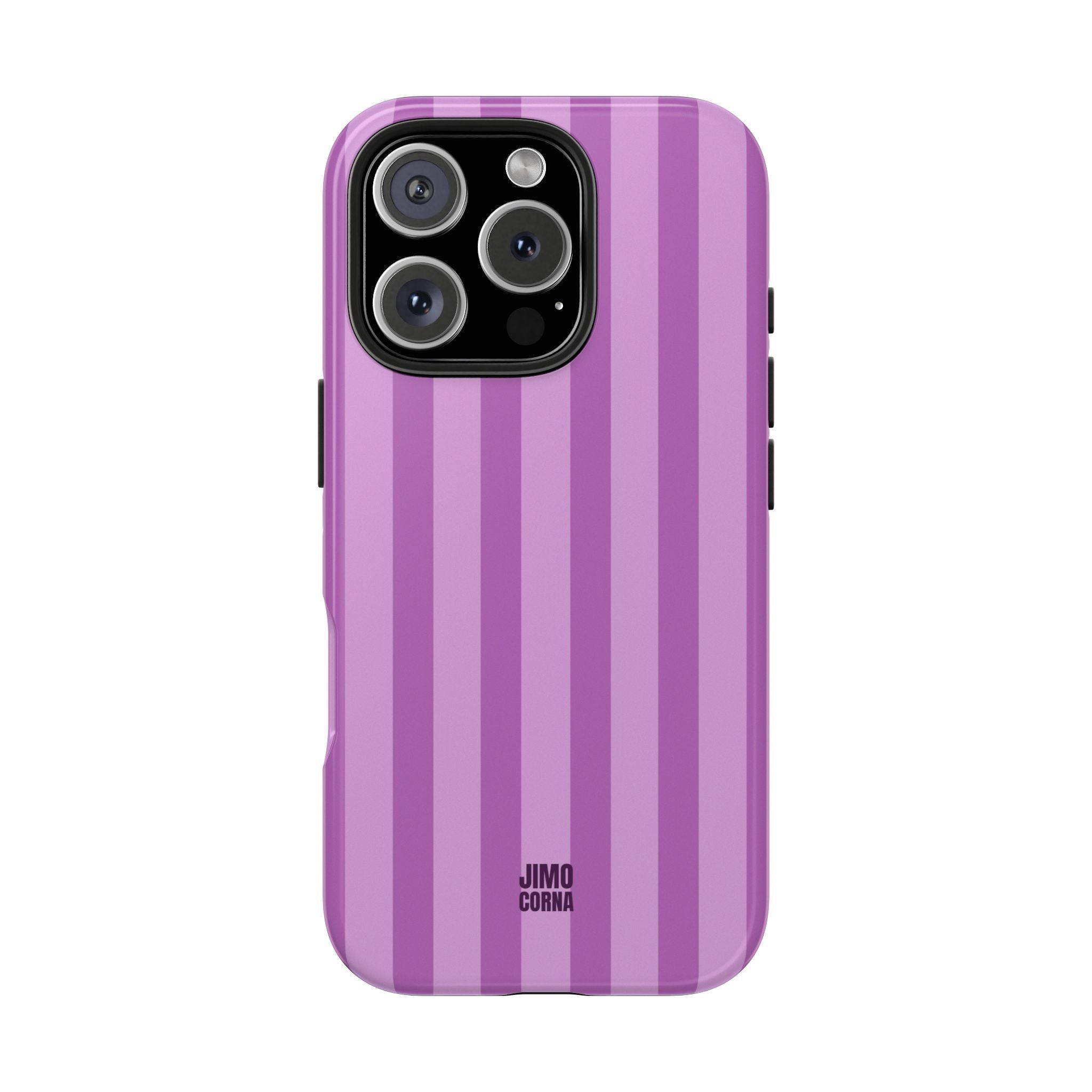 Bold Stripes iPhone Case | Plum