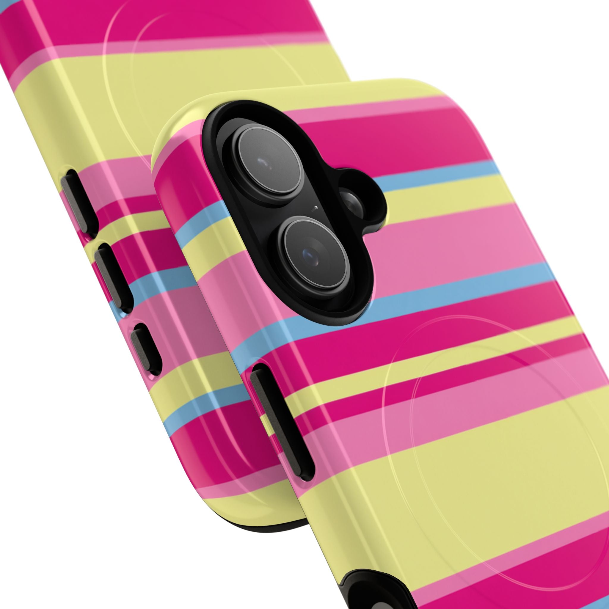 Lemonberry Stripe MagSafe iPhone Case