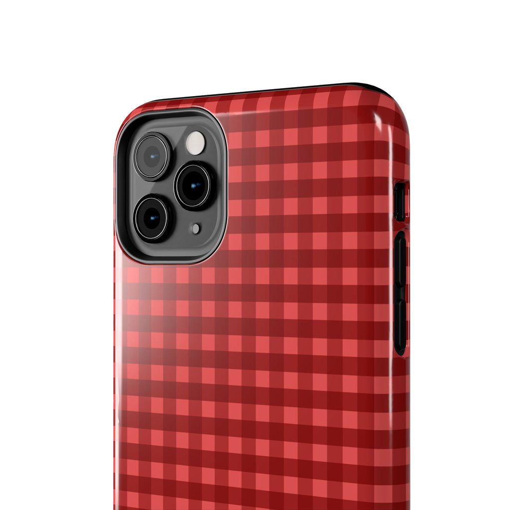 Farm Gingham iPhone Case | Red
