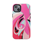 Pink Tropic Swirl MagSafe iPhone Case