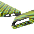 Angelina Stripes | Olive - Samsung Galaxy Case