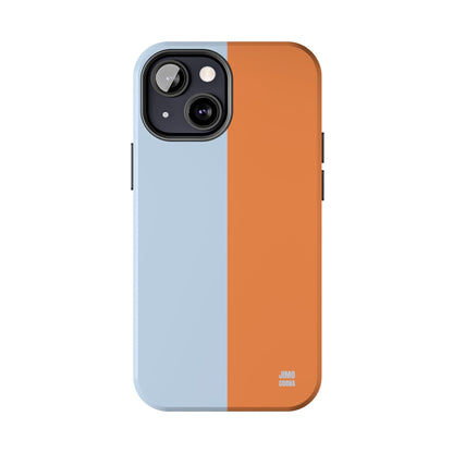 Orange and Blue Color Block