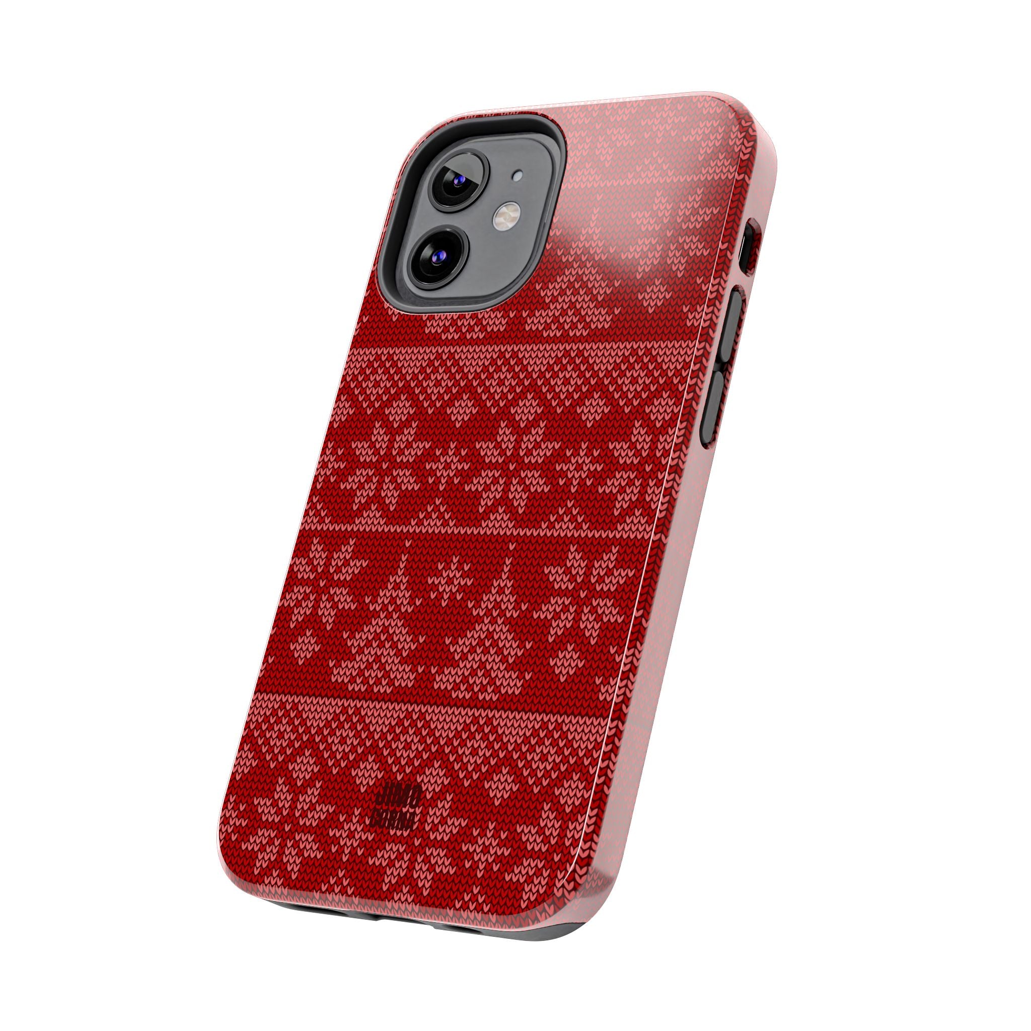 Holiday Knit | Red iPhone Case