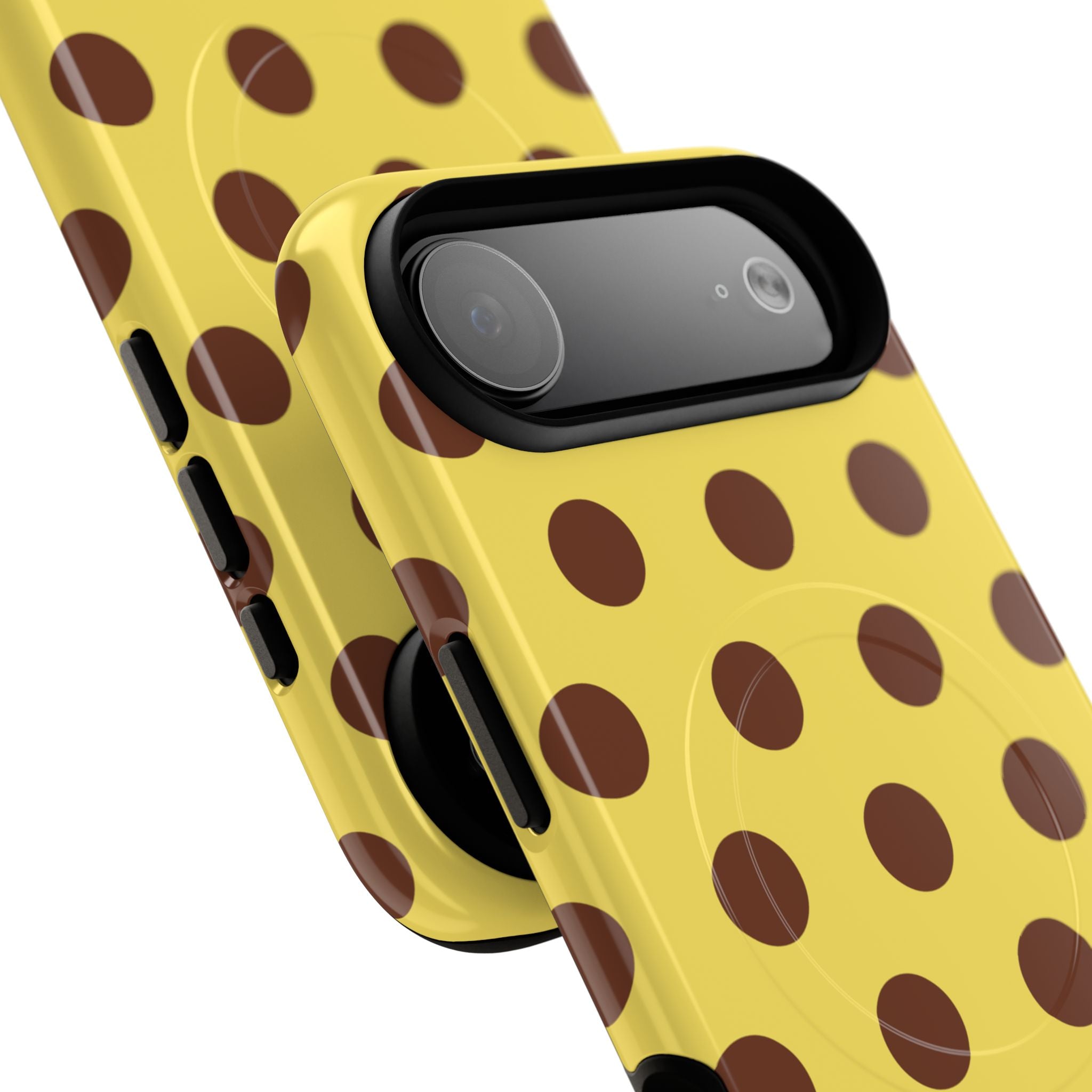 Big Polka Dot | Yellow and Brown