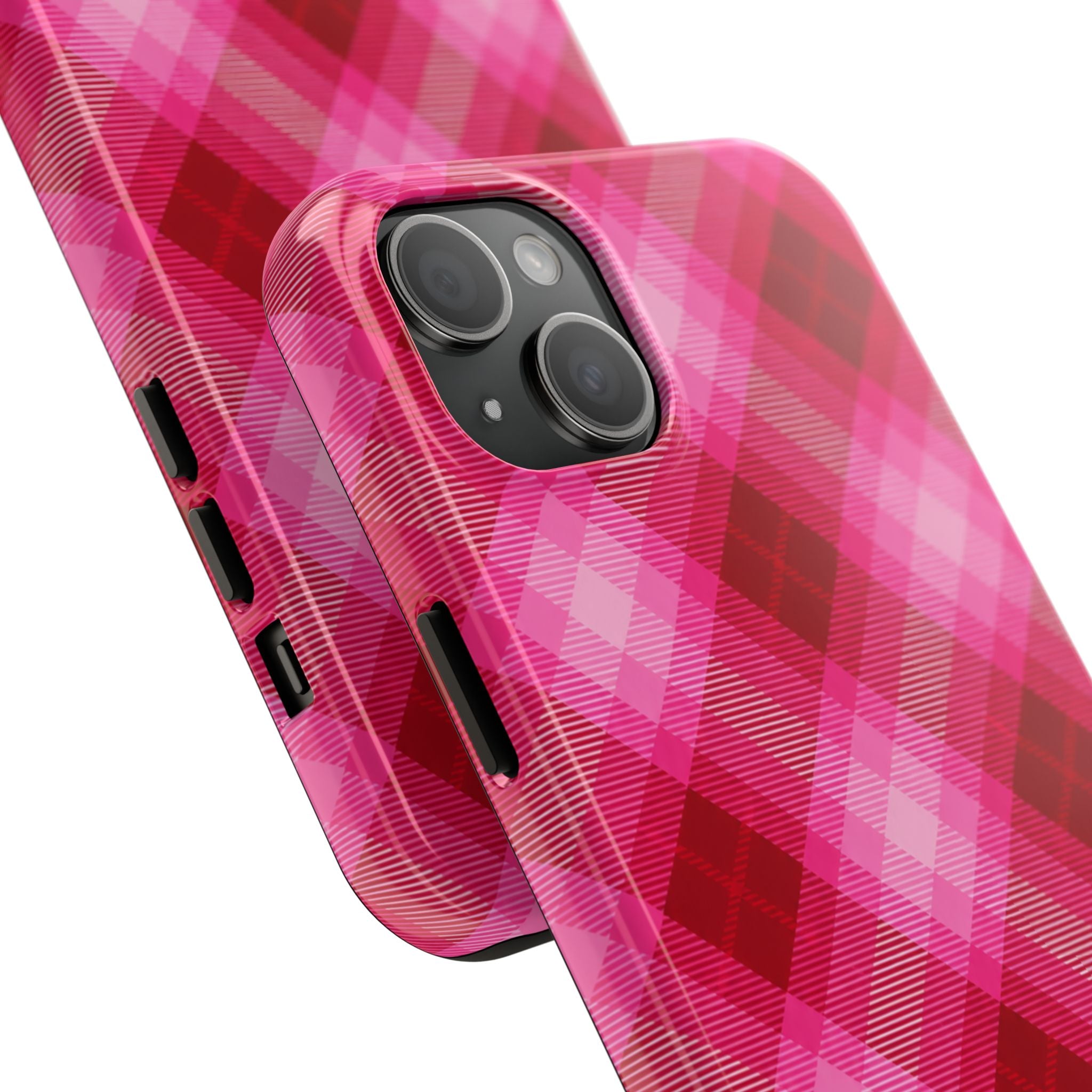 Pink Picnic Plaid iPhone Case