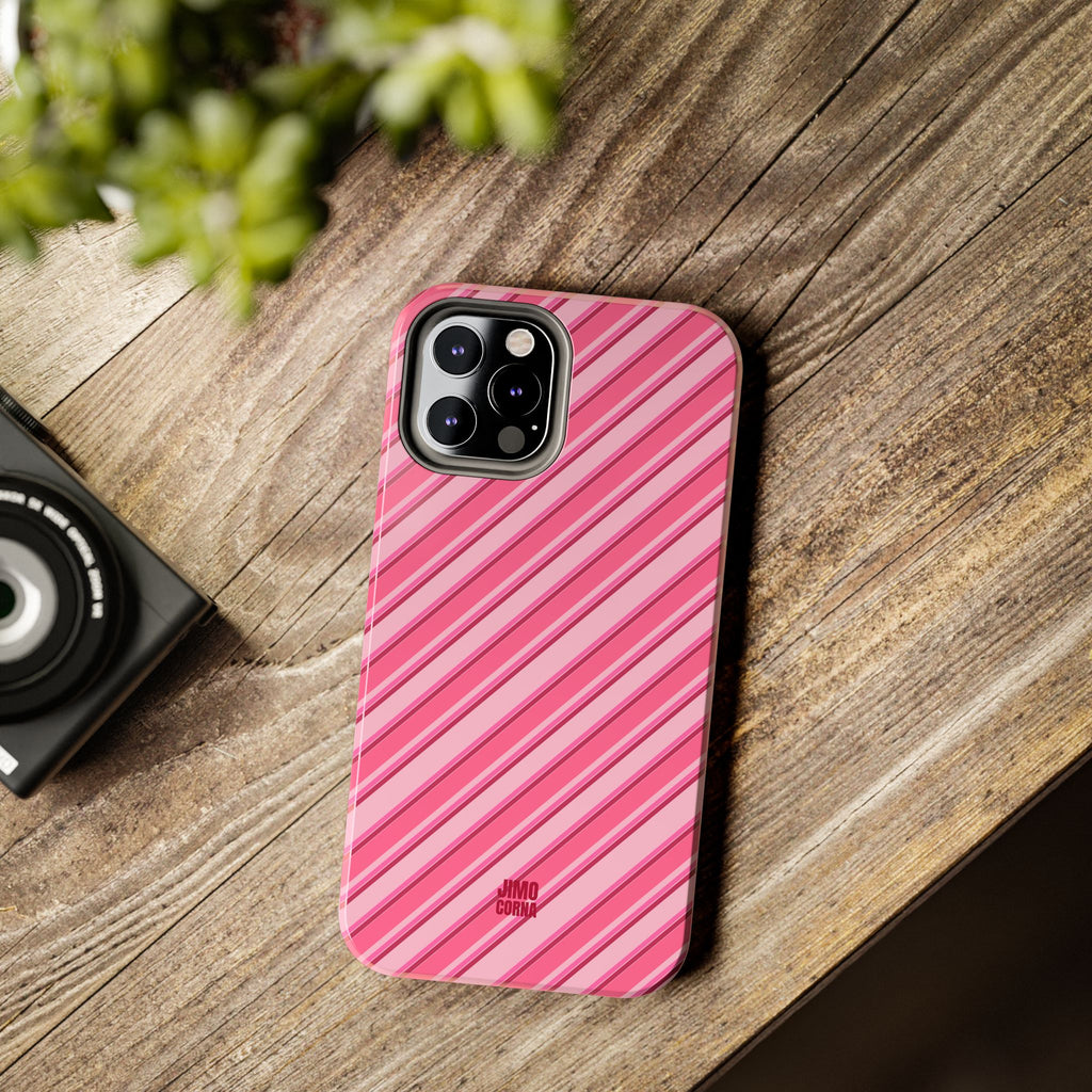 Angelina Stripes | Hot Pink - iPhone Case