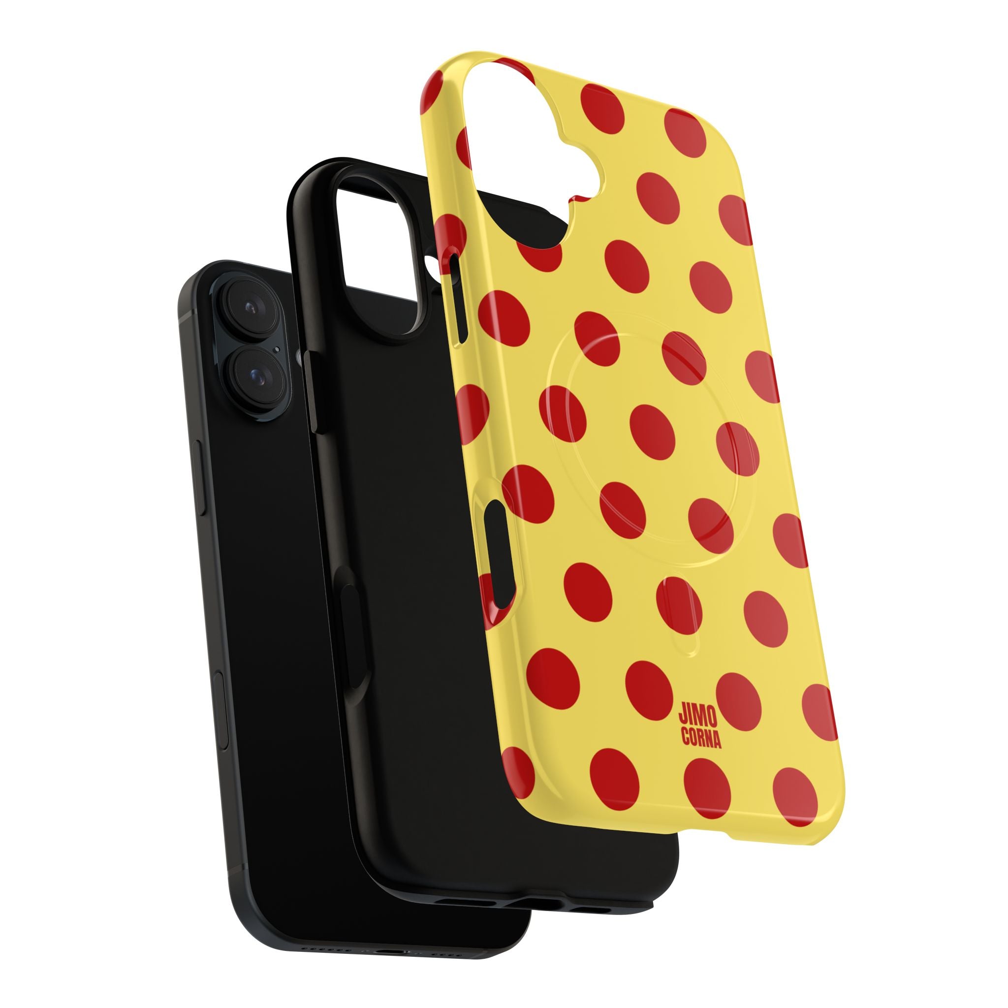 Big Polka Dot | Yellow and Red