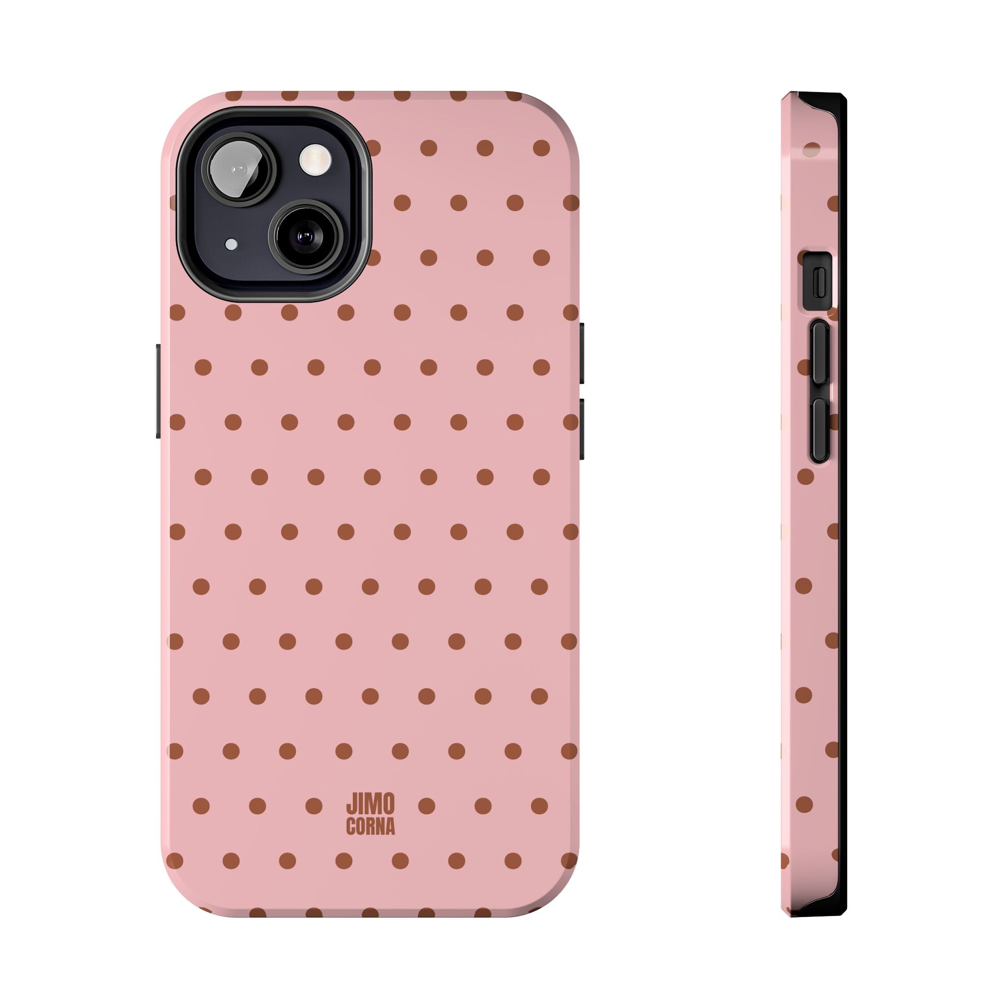 Polka Dot | Pink and Brown