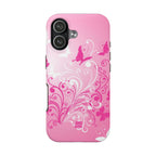 Pink Flutter Garden iPhone Case