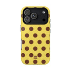 Big Polka Dot | Yellow and Brown