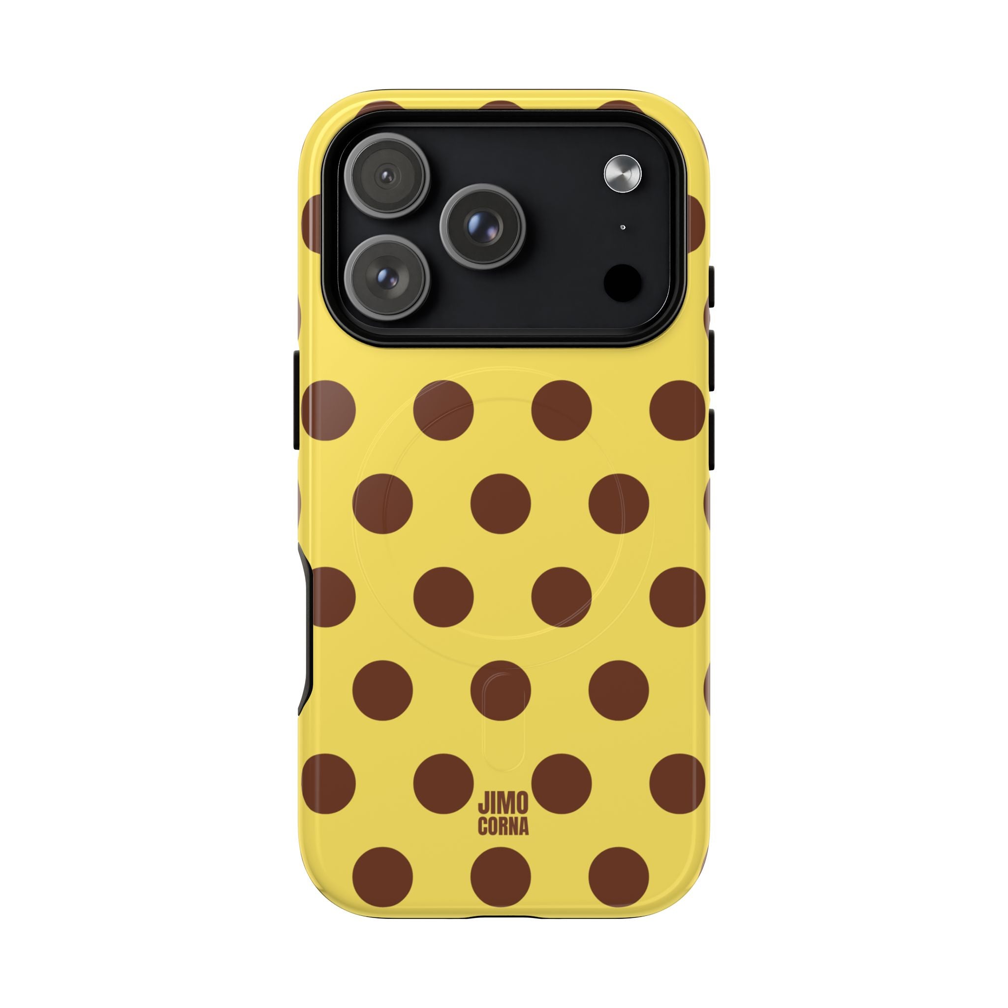 Big Polka Dot | Yellow and Brown