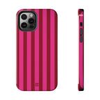 Strawberry Burst Bold Stripes