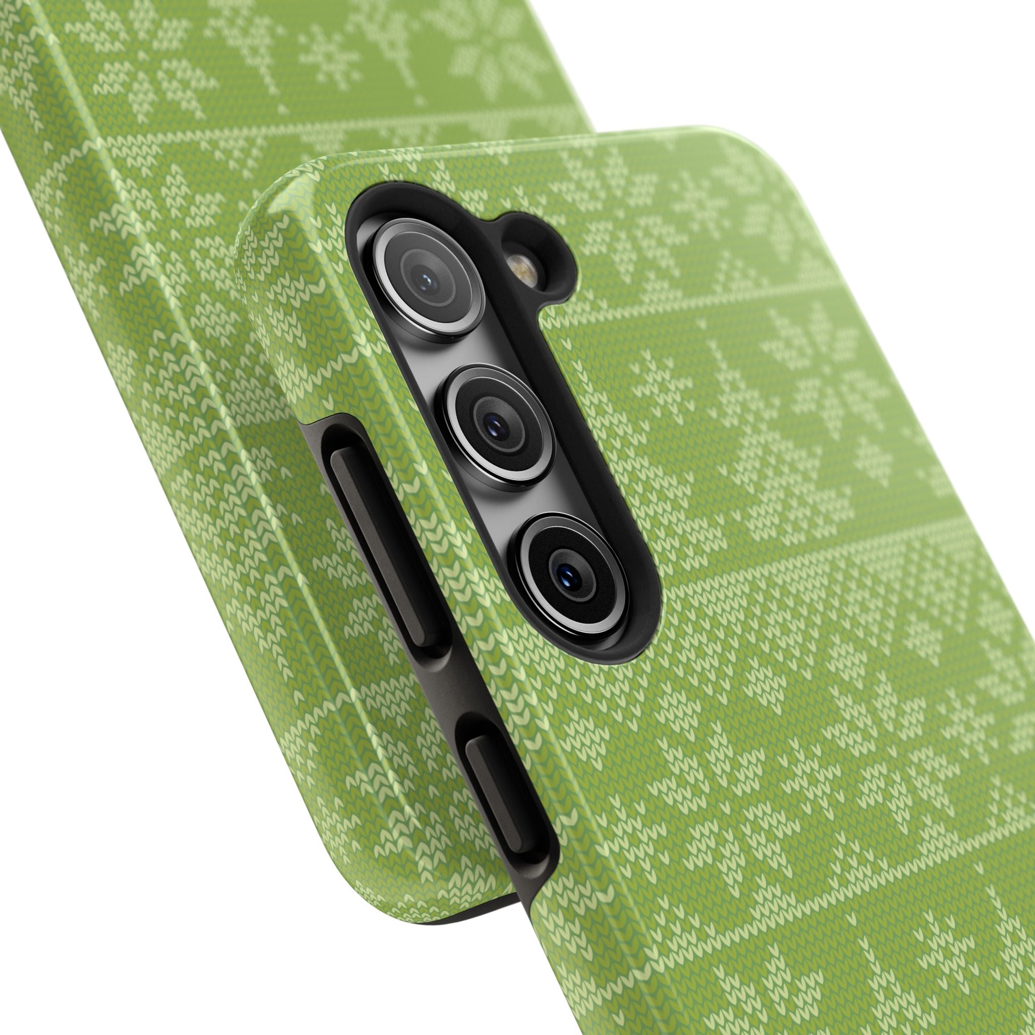Holiday Knit | Green iPhone Case