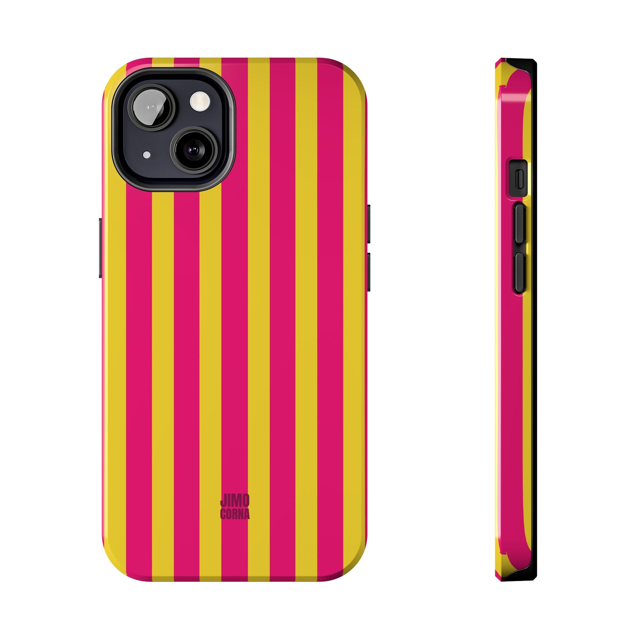 Pink and Yellow Bold Stripes