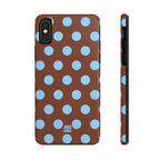 Big Polka Dot | Brown and Blue