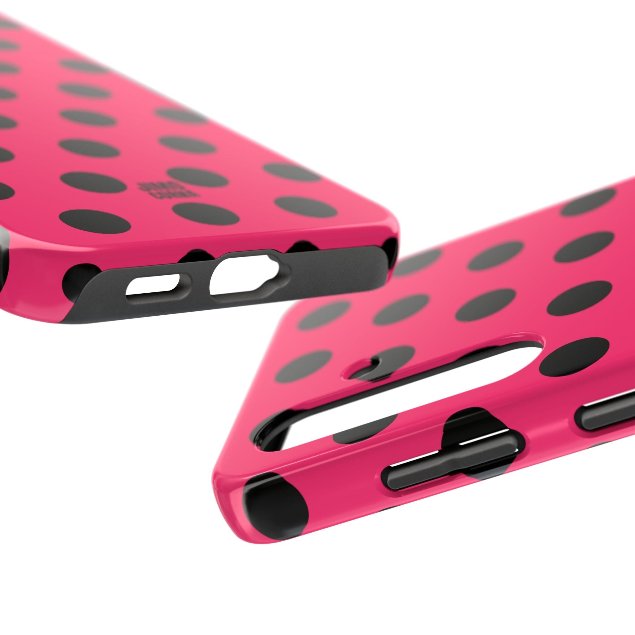 Big Polka Dot | Hot Pink and Black