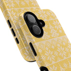 Holiday Knit | Yellow MagSafe iPhone Case
