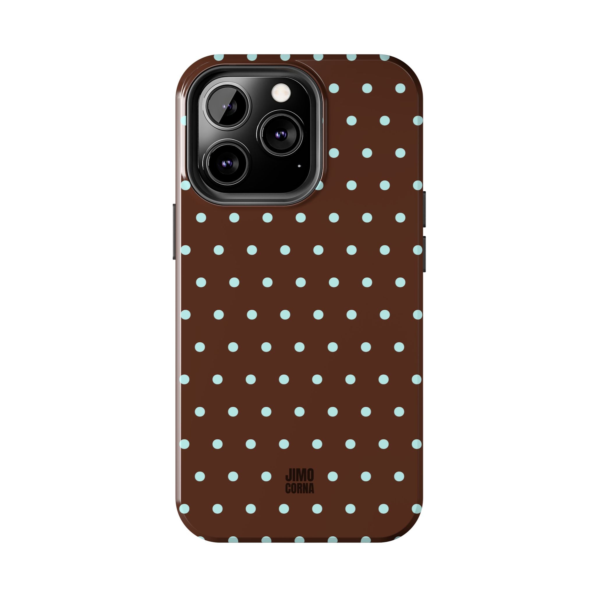 Polka Dot | Brown and Blue