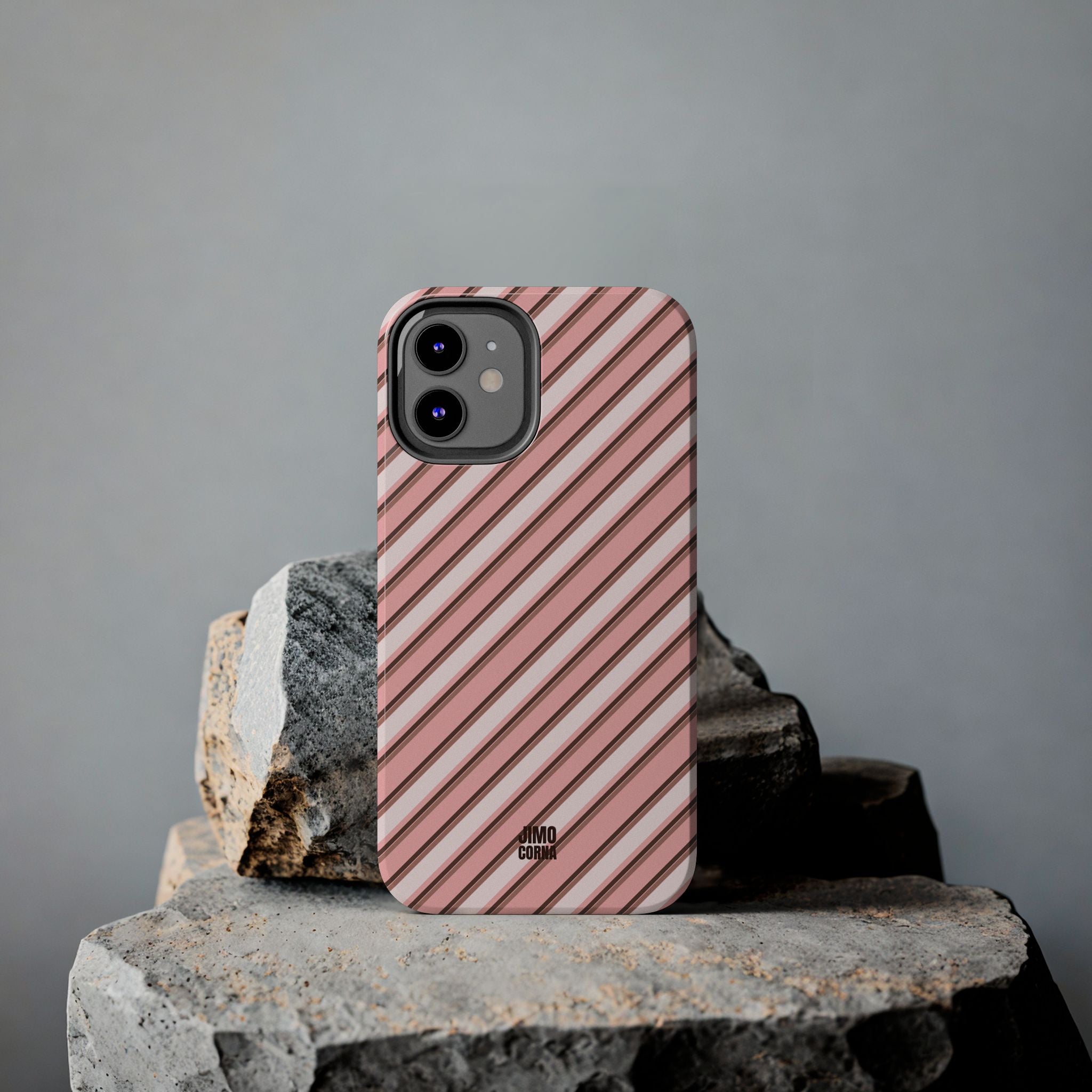 Angelina Stripes | Pink - iPhone Case