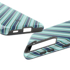 Angelina Stripes | Blue - Samsung Galaxy Case