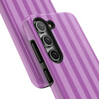 Bold Stripes Samsung Galaxy Case | Plum