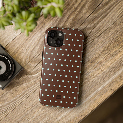 Polka Dot | Brown and Blue
