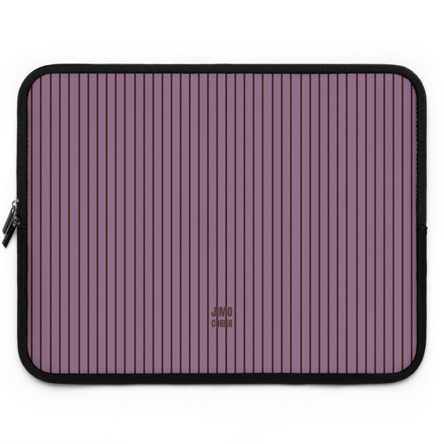 Plum Soft Stripes Laptop Sleeve