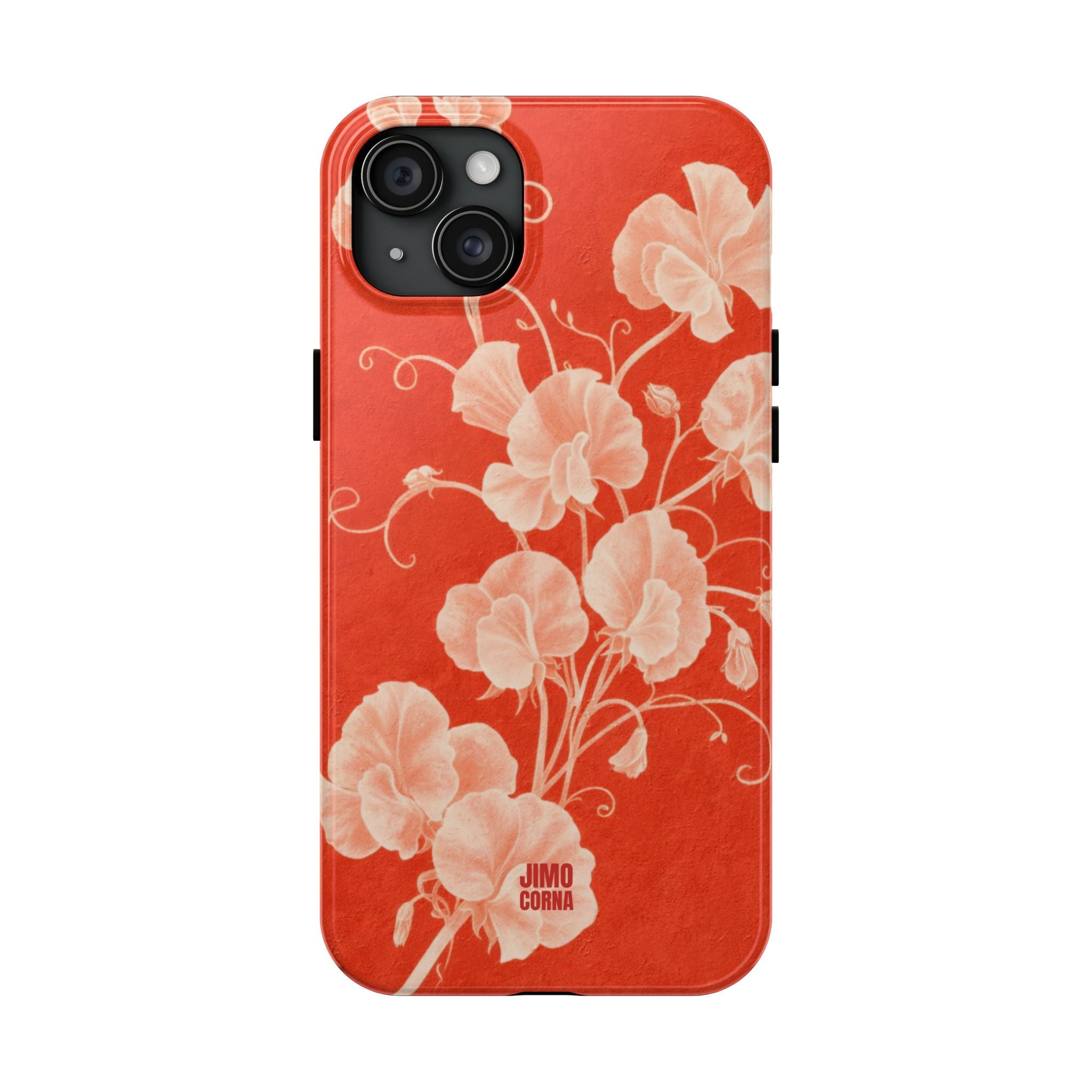 Red Flora iPhone Case