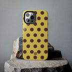 Big Polka Dot | Yellow and Brown