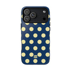 Big Polka Dot | Blue and Cream