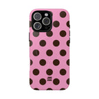 Big Polka Dot | Pink and Black
