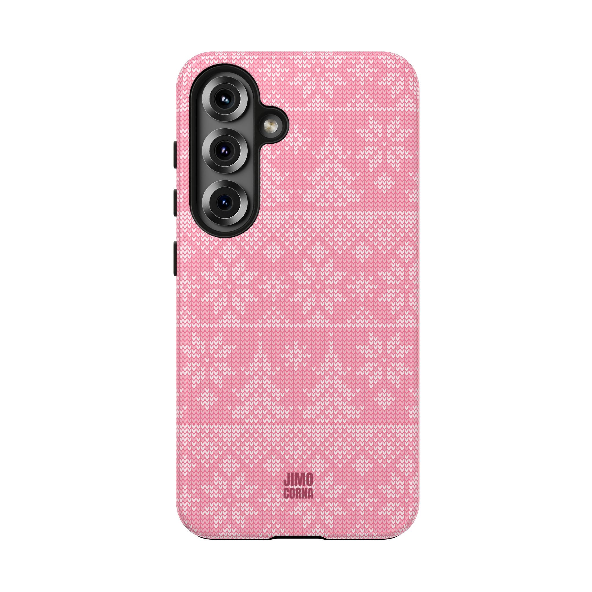 Holiday Knit | Pink iPhone Case