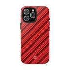 Angelina Stripes | Cherry - iPhone Case