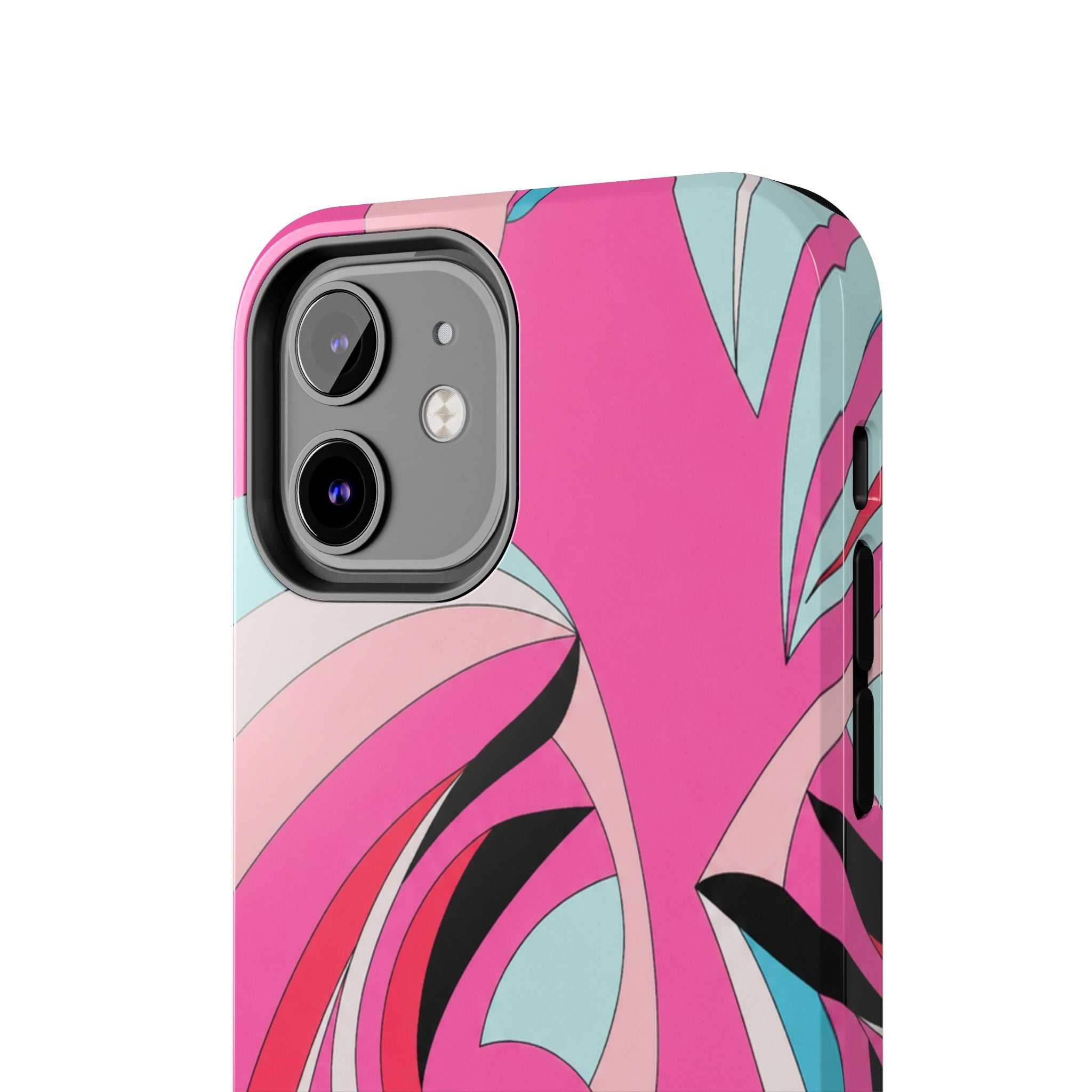 Pink Tropic Swirl iPhone Case