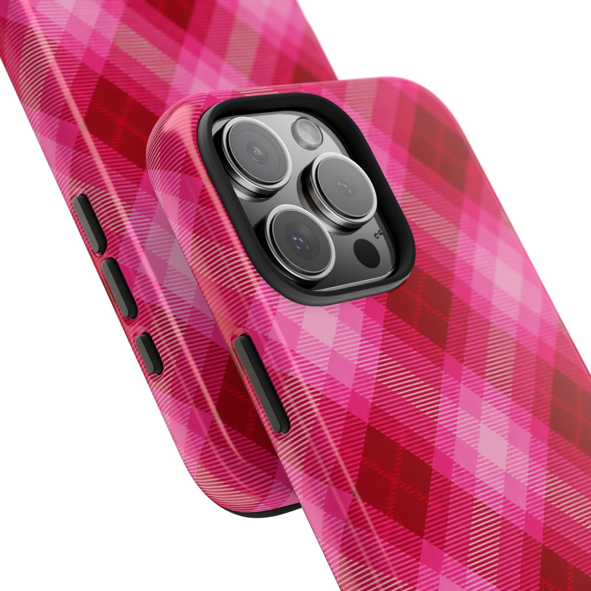 Pink Picnic Plaid iPhone Case