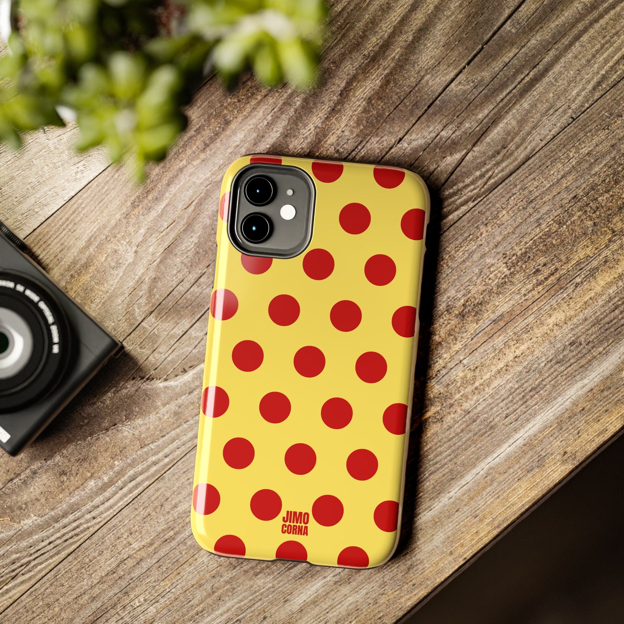Big Polka Dot | Yellow and Red