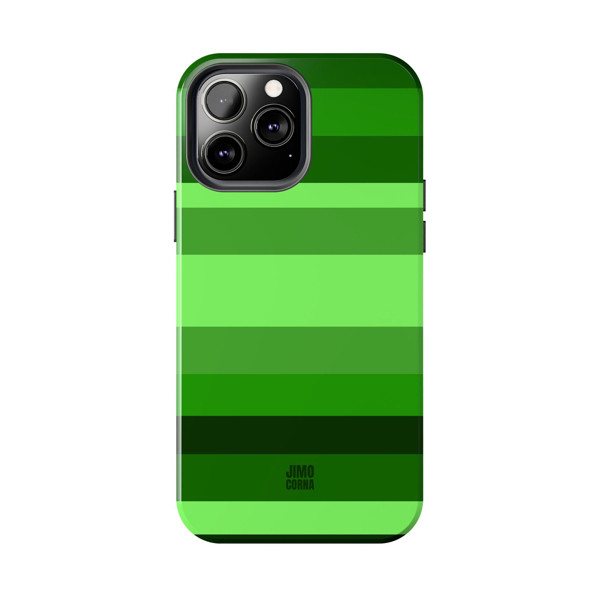 Matcha Stripe iPhone Case
