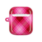 Pink Picnic Plaid AirPods Case
