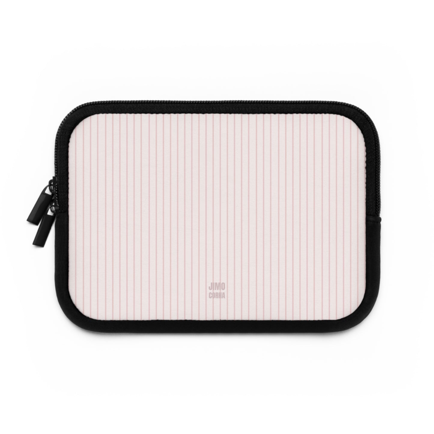 Baby Pink Soft Stripes Laptop Sleeve