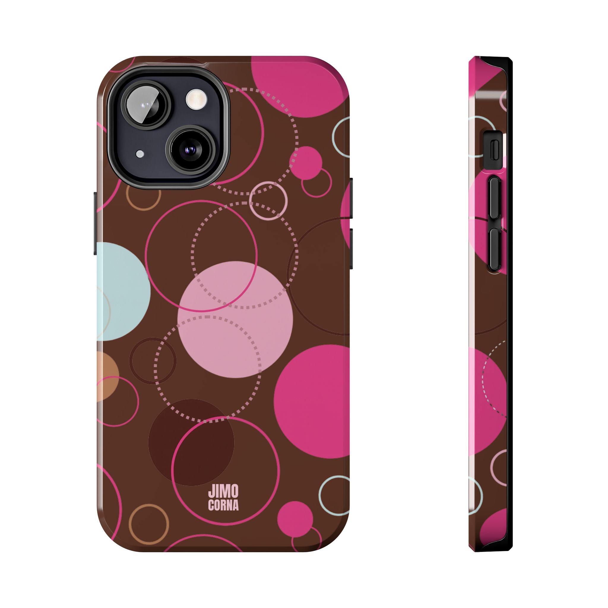 Spiral Pop iPhone Case | Brown