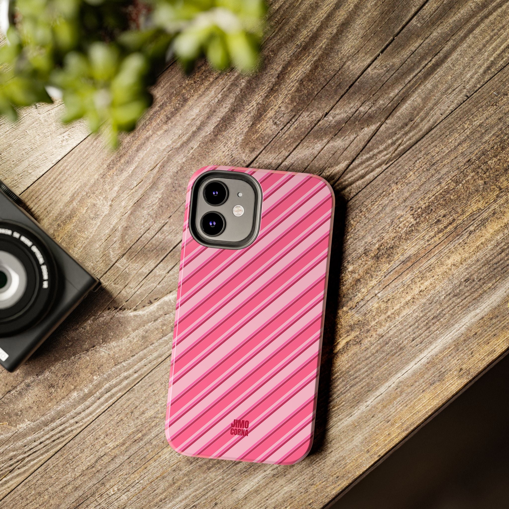 Angelina Stripes | Hot Pink - iPhone Case