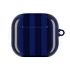 Bold Stripes AirPods Case | Navy Blue