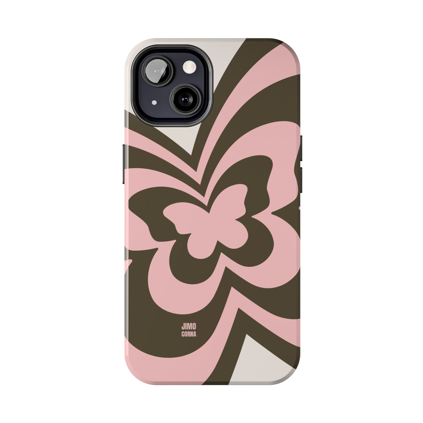 Pink Retro Butterfly