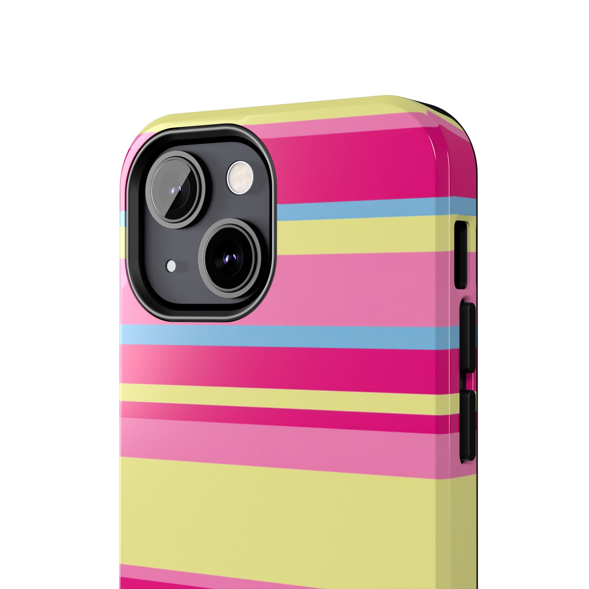 Lemonberry Stripe iPhone Case