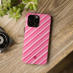 Angelina Stripes | Hot Pink - iPhone Case