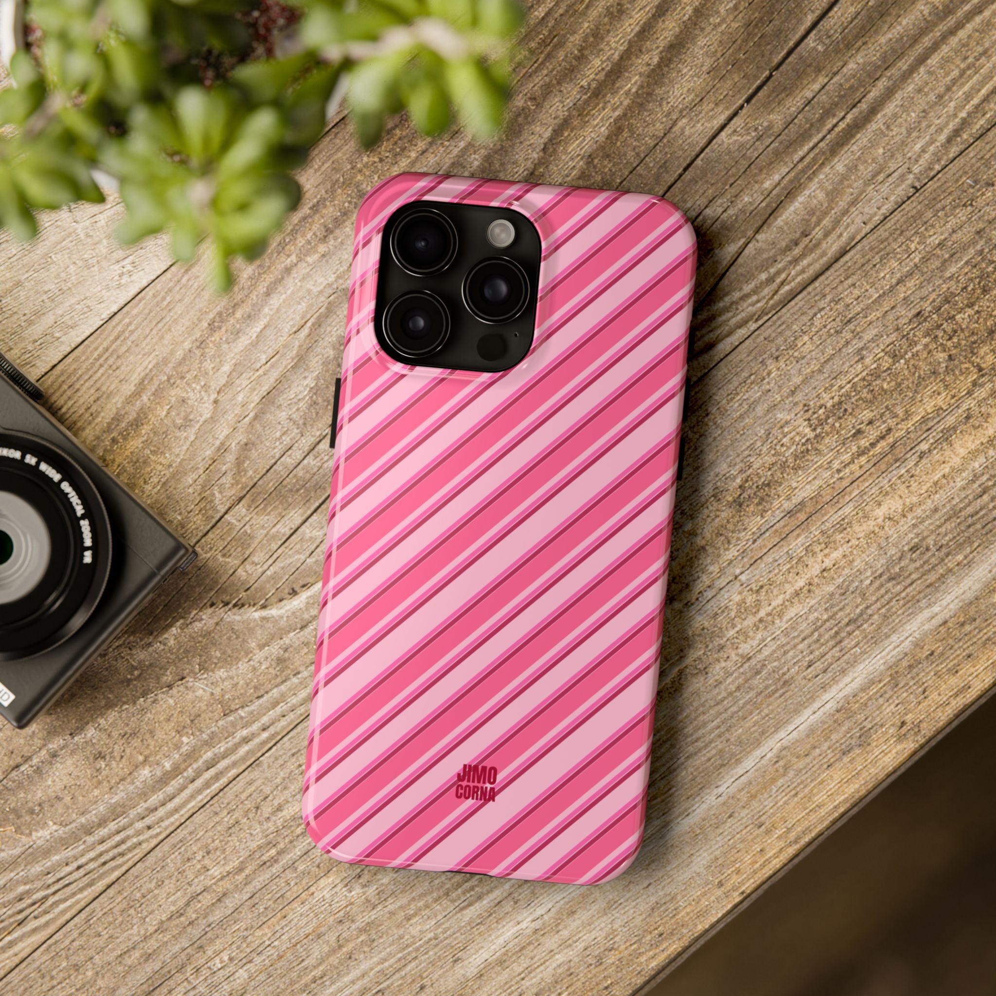 Angelina Stripes | Hot Pink - iPhone Case